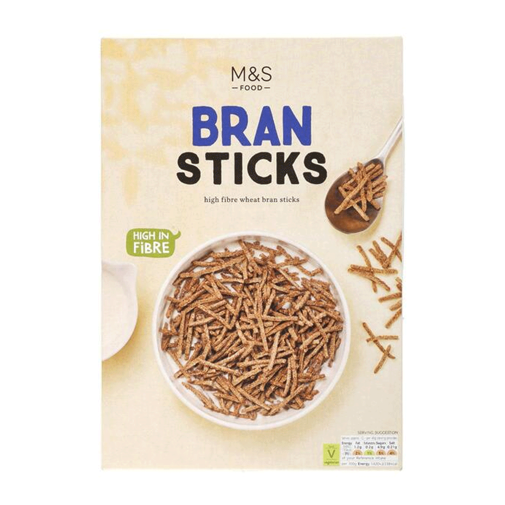 M&s Bran Sticks High Fibre Wheat Bran Sticks 500g
