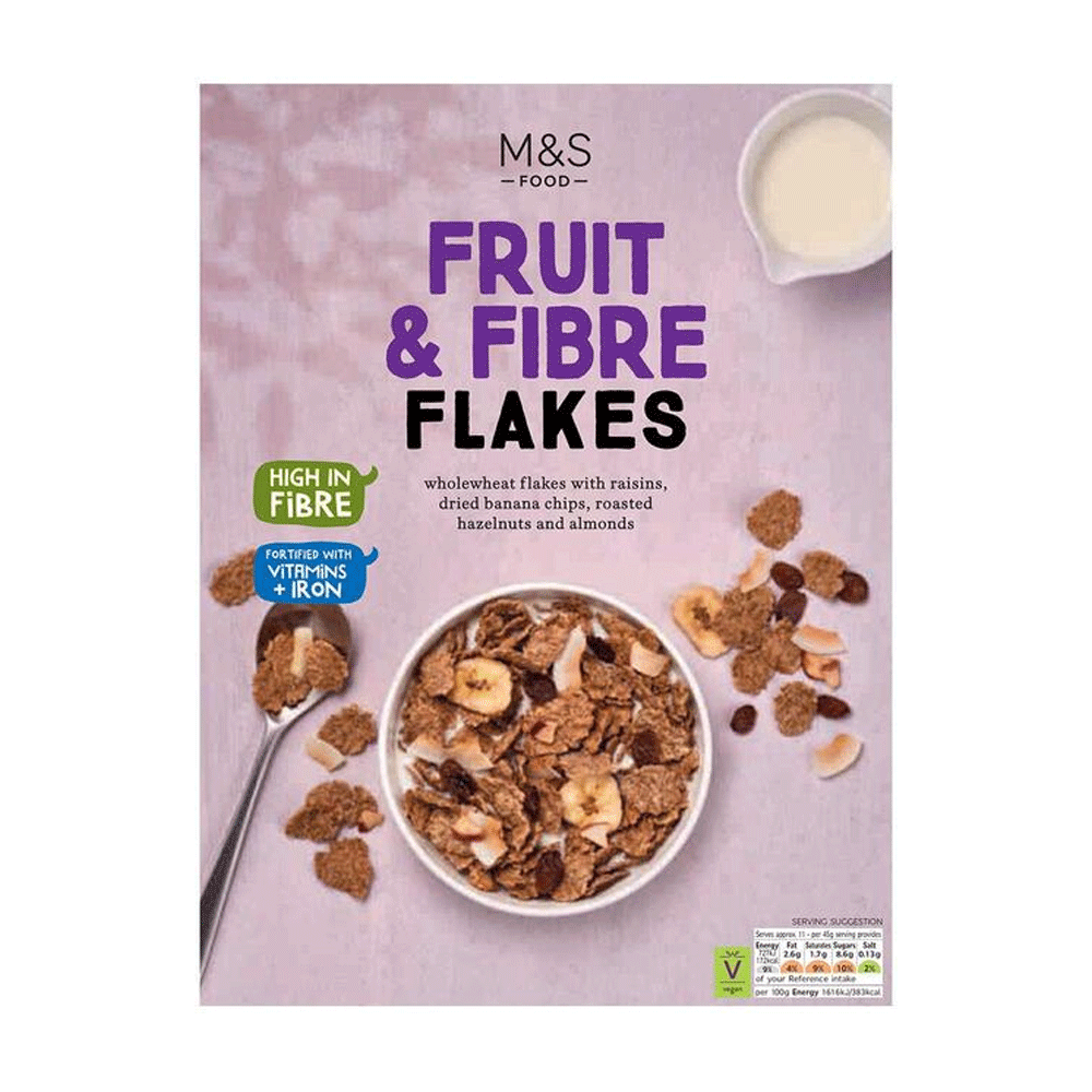 M&s Fruit & Fibre Flakes 500g