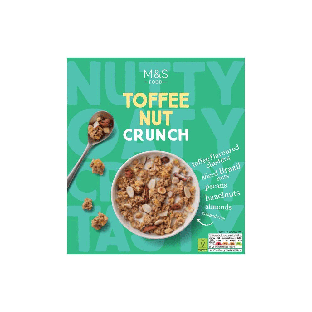 M&s Toffee Nut Crunch Cereal 500g - Snapcart.pk