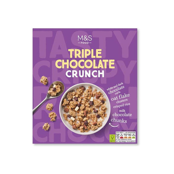 M&s Triple Chocolate Crunch Cereal 500g - Snapcart.pk