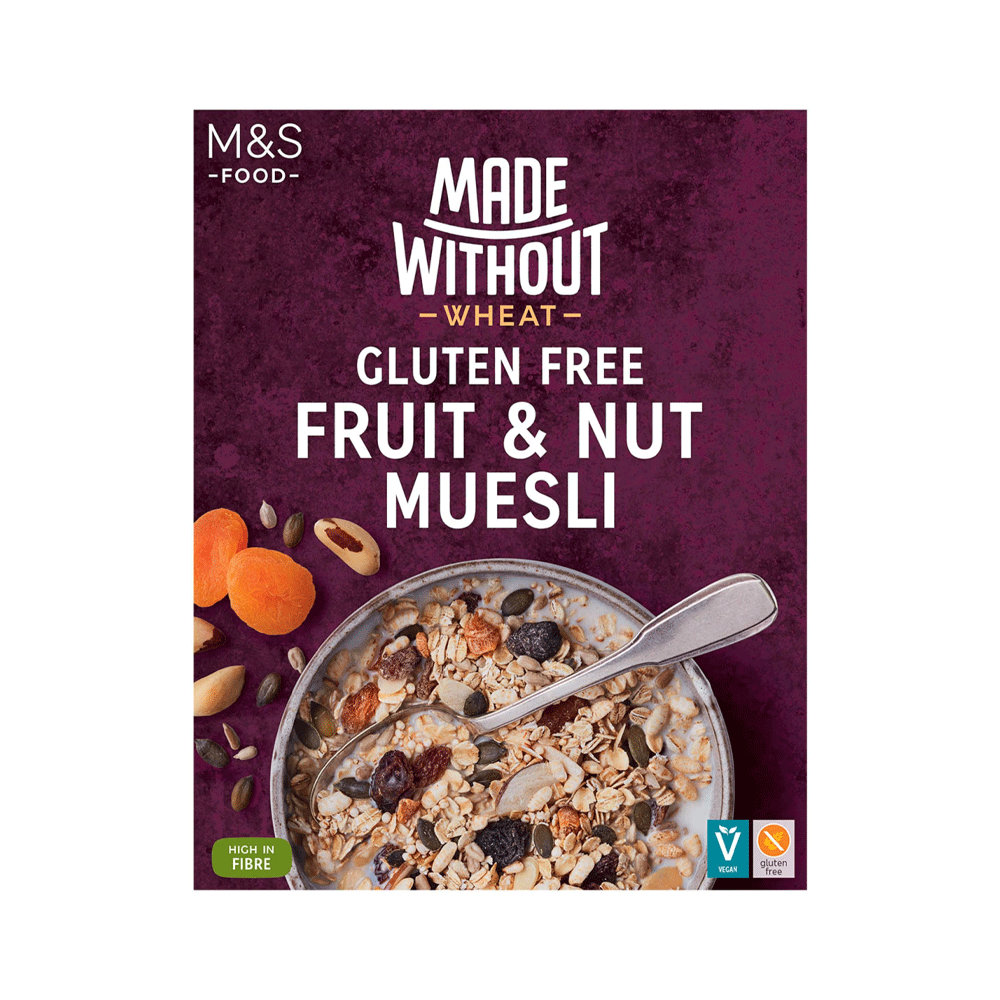 M&s Gluten Free Fruit & Nut Muesli 360g