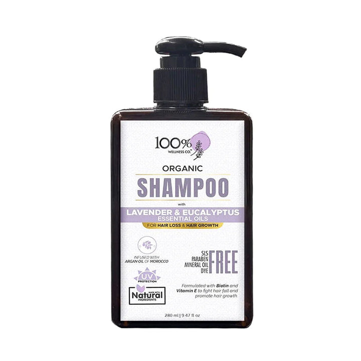 Organic Shampoo Lavender & Eucalyptus 320ml - Snapcart.pk
