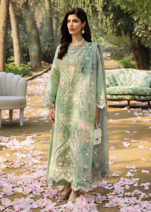 Sardinia Unstitched 3 Piece Lawn Collection-Green Allure