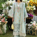 Floral Forest By Sardinia Unstitched 3 Piece Lawn Collection-Sky Petal