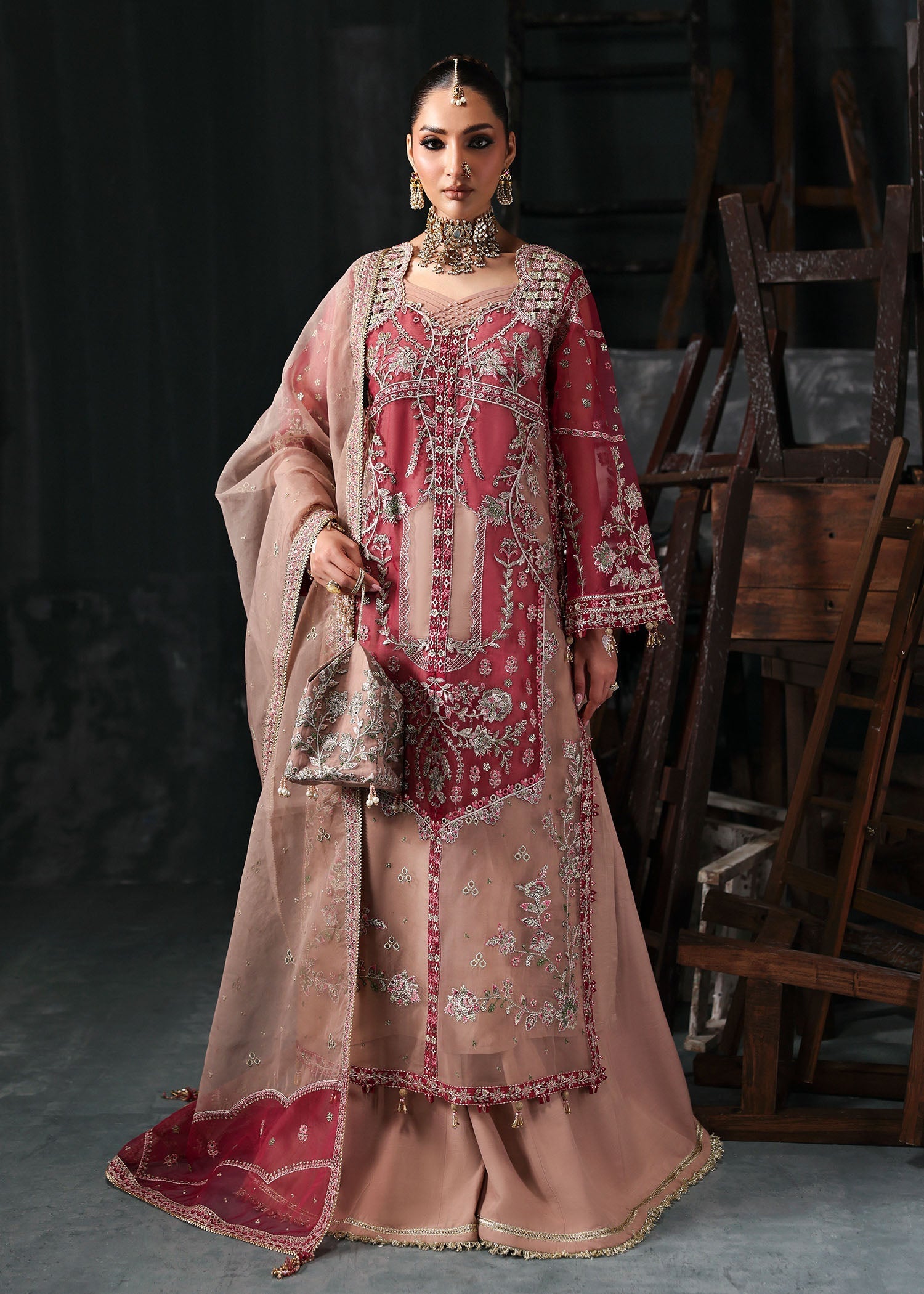 Tara By Sardinia Unstitched 3 Piece Wedding Collection-ELARA