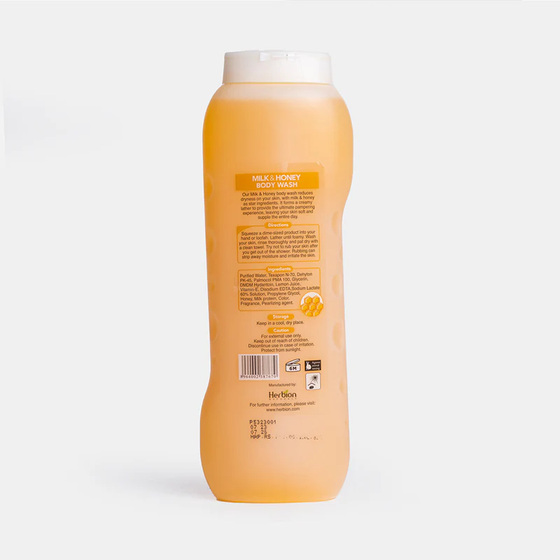 Herbion Milk & Honey Body wash 400 ml