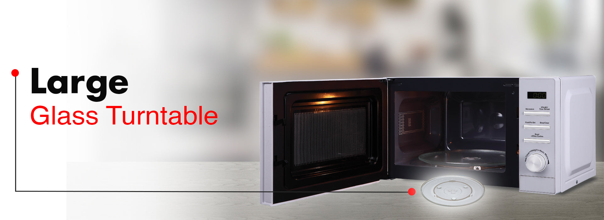Homage Microwave Oven (HDSO-2018W) - 20 Liters - Snapcart.pk