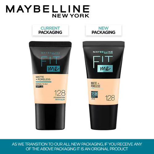 Maybelline New York Fit Me Matte & Poreless Liquid Foundation 18Ml Mini Tube - 120 Classic Ivory - For Normal To Oily Skin - My Store