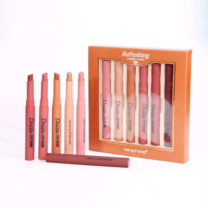 Heng Feng Matte Lip Color Set 5 S