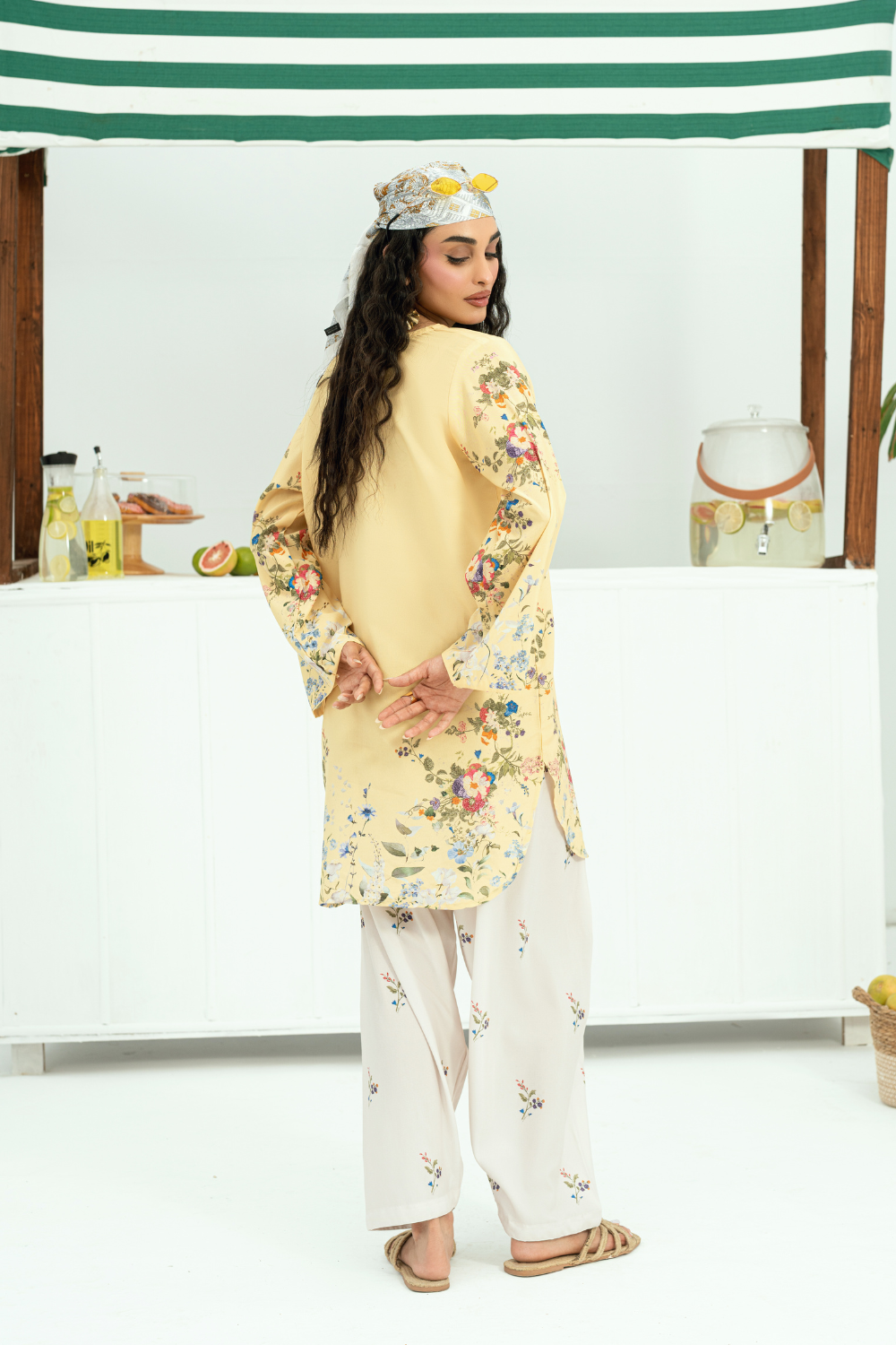 Raha By Amal Stitched Co Ords Cambric Vol-01 Collection'2025-SunFlower