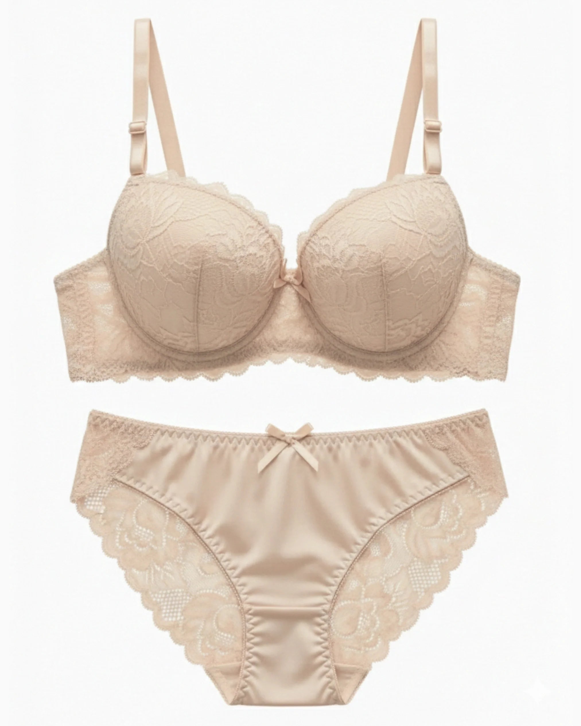 Padded Bra Set -  Embro - Skin