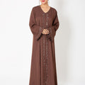 Abaya.Pk Reflection Brown Abaya