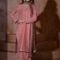 Aayra Stitched Winter Collection'2025-AY1147 - Peach Buds 3Pc