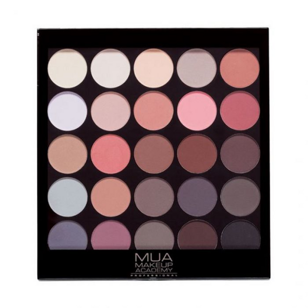 MUA Pro 25 Shade Eyeshadow Palette - Matte Supreme