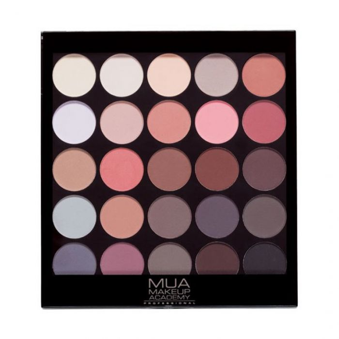 MUA Pro 25 Shade Eyeshadow Palette - Matte Supreme