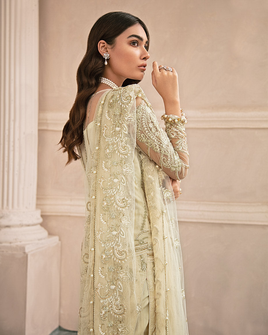 Mirabella By Gulaal Unstitched 3 Piece Eid Collection'2020-Crystalline Embroidered Net 4-Piece Suit MG-05