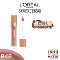 LOreal Paris- Infallible Les Chocolats Liquid Lipstick - 848 Dose of Cocoa