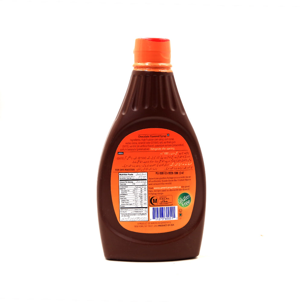 American Garden Chocolate Syrup 680g - Snapcart.pk