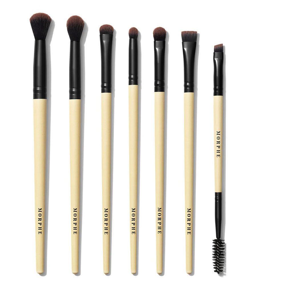 Morphe- Earth To Babe 7-Piece Bamboo Eye Brush Set