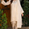 Shamooz Stitched 3 Piece Formals Collection'2025-Light Fawn SE-021