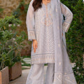 Shamooz Stitched 3 Piece Formals Collection'2025-Glam Grey SE-032