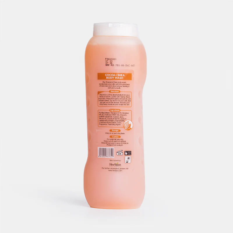 Herbion Cocoa & Shea Body Wash  400 ml