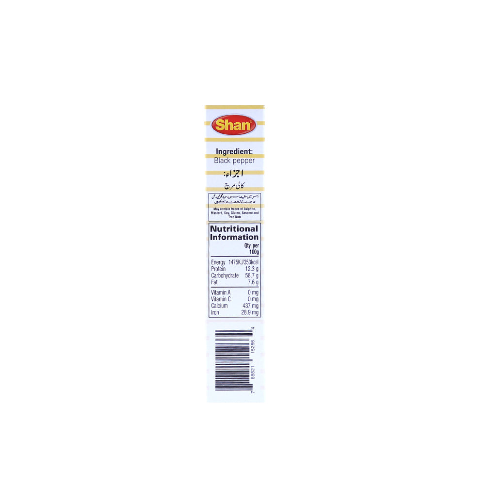 Shan Teekhi Kali Mirch Powder 25g - Snapcart.pk