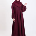 Abaya.Pk Arfaana'h Maroon Abaya