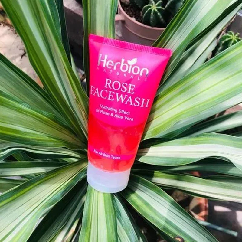 Herbion Rose Facewash 100Ml