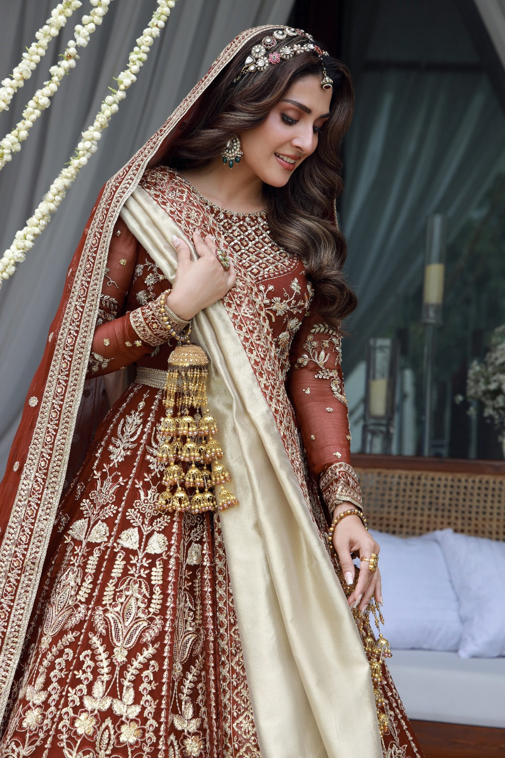 Gulmina Unstitched 3 Piece Luxury Chiffon Suit-Eshaal