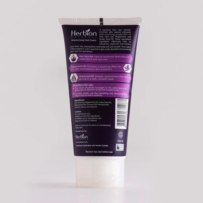 Herbion Foot Cream Cocoa Butter Cream 100Ml