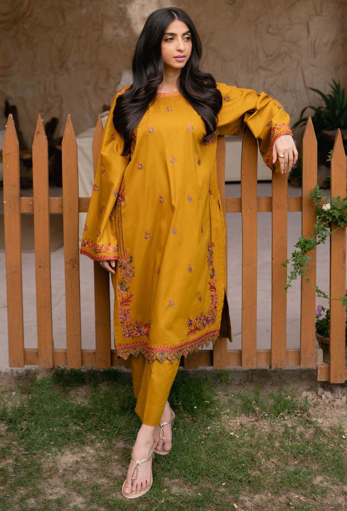 Humdum Stitched 2 Piece Emb Lawn Pret Collection'2025-02