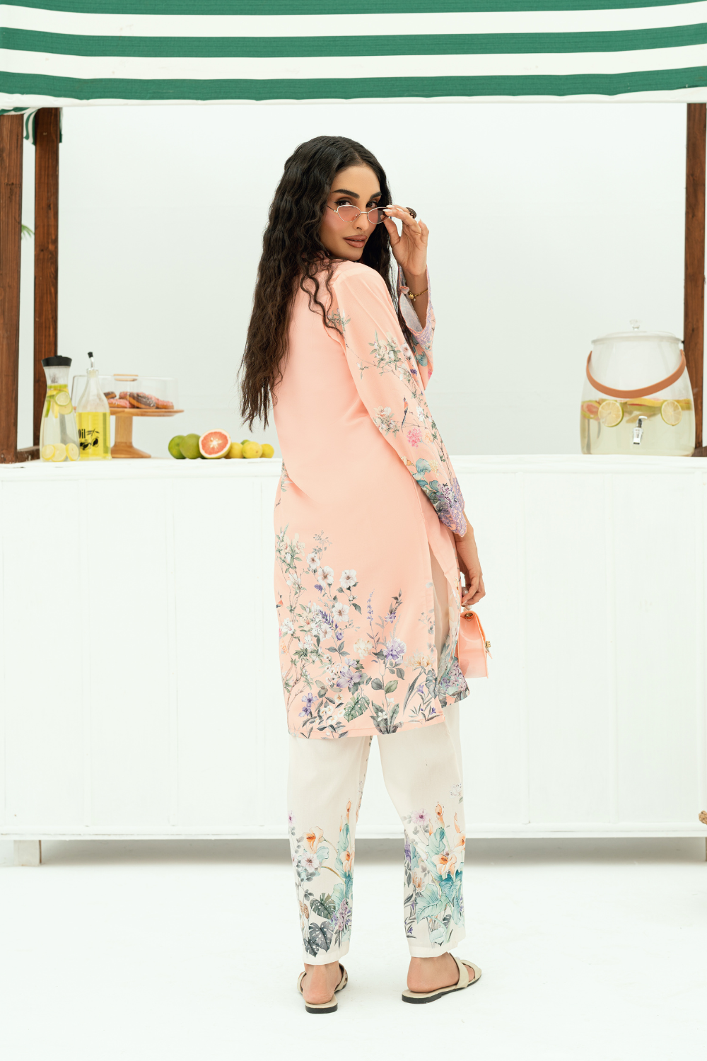 Raha By Amal Stitched Co Ords Cambric Vol-01 Collection'2025-Opal