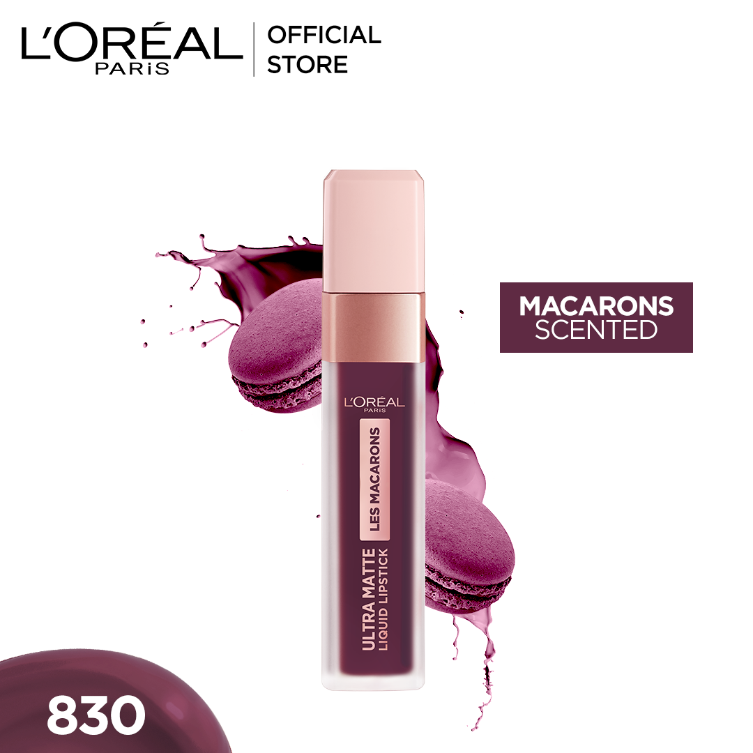 LOreal Paris- Infaillible Les Macarons Lipstick 830 Blackcurrant Crush