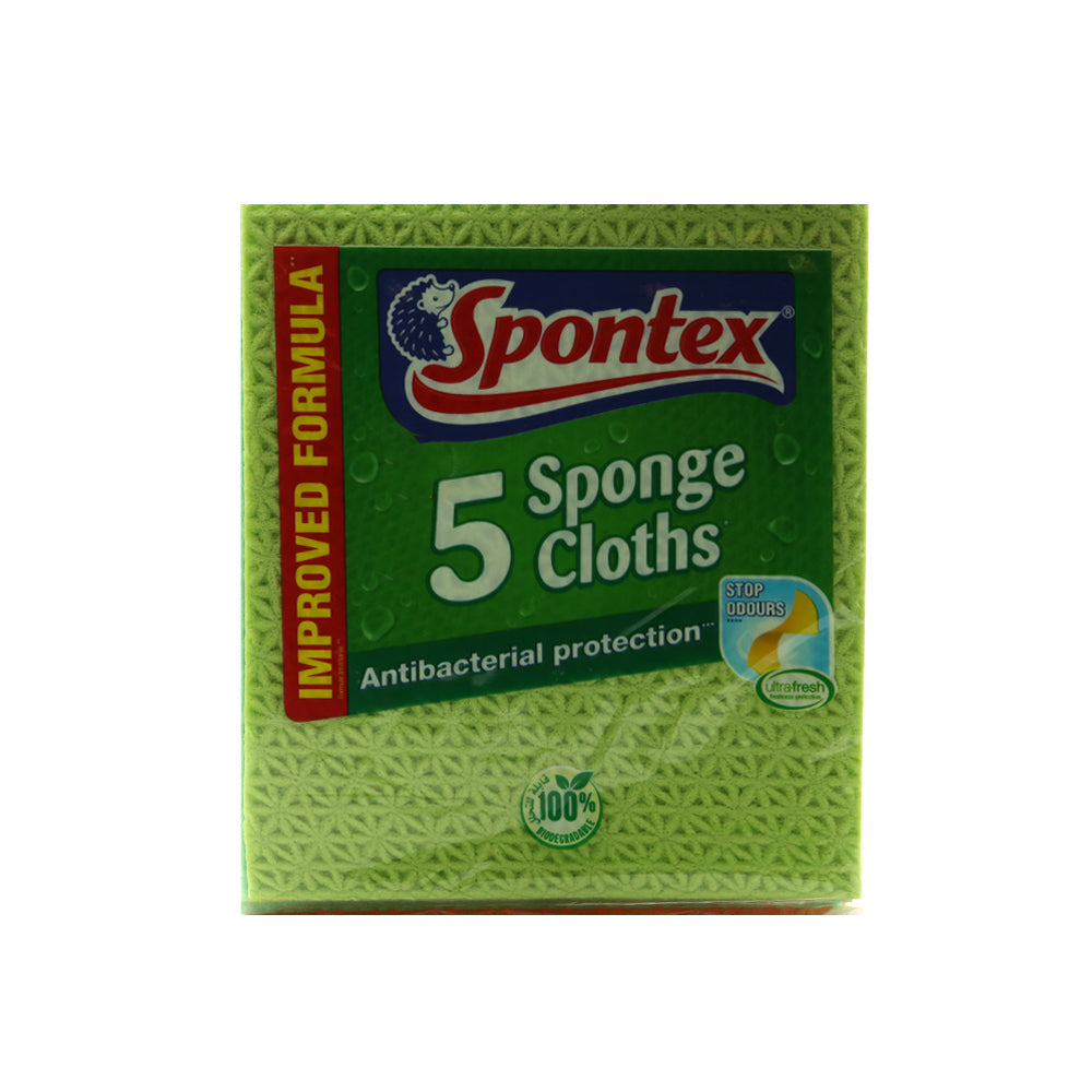 Spontex 5 Sponge Cloths - Snapcart.pk