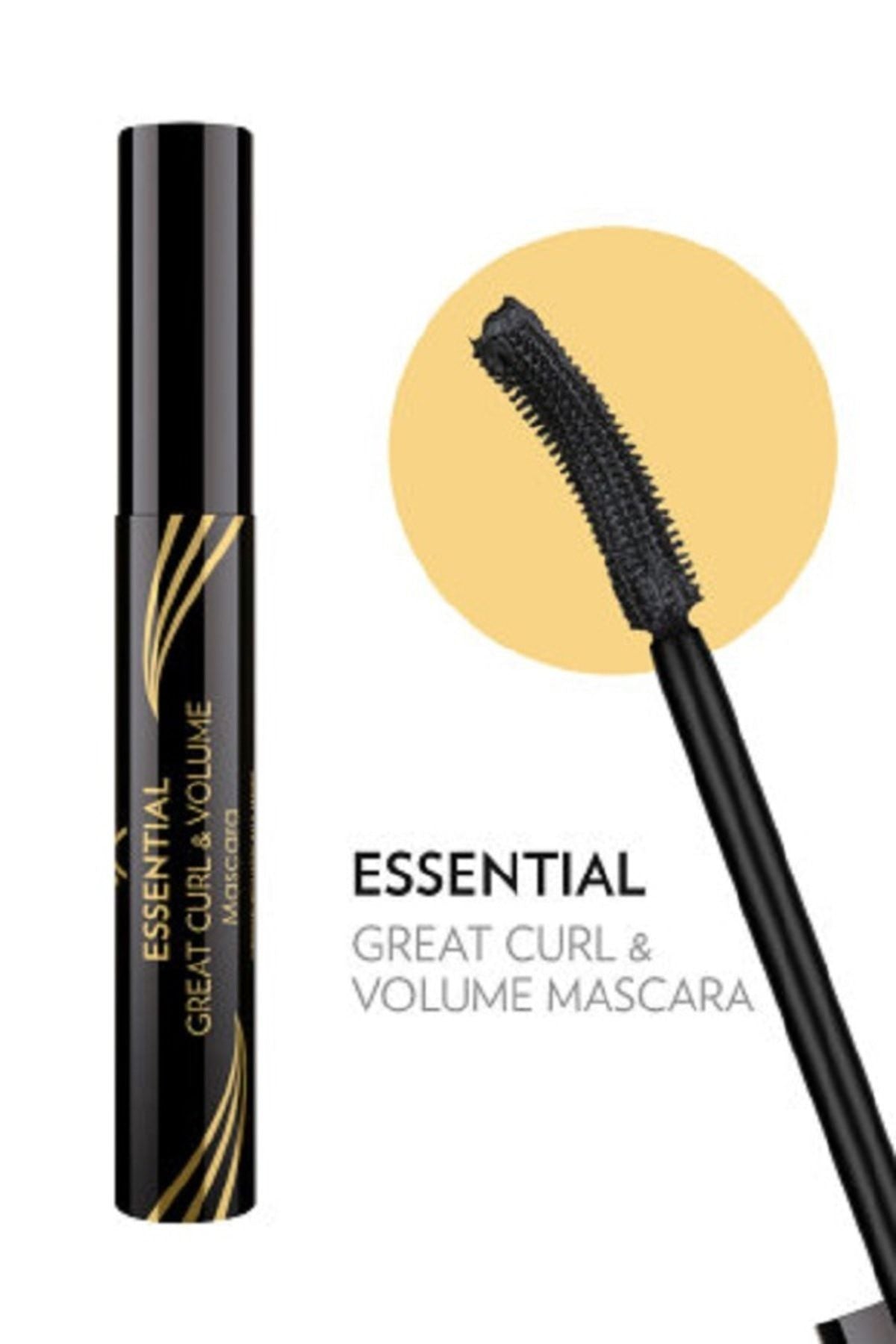 Golden Rose ESSENTIAL GREAT CURL & VOLUME MASCARA - Black