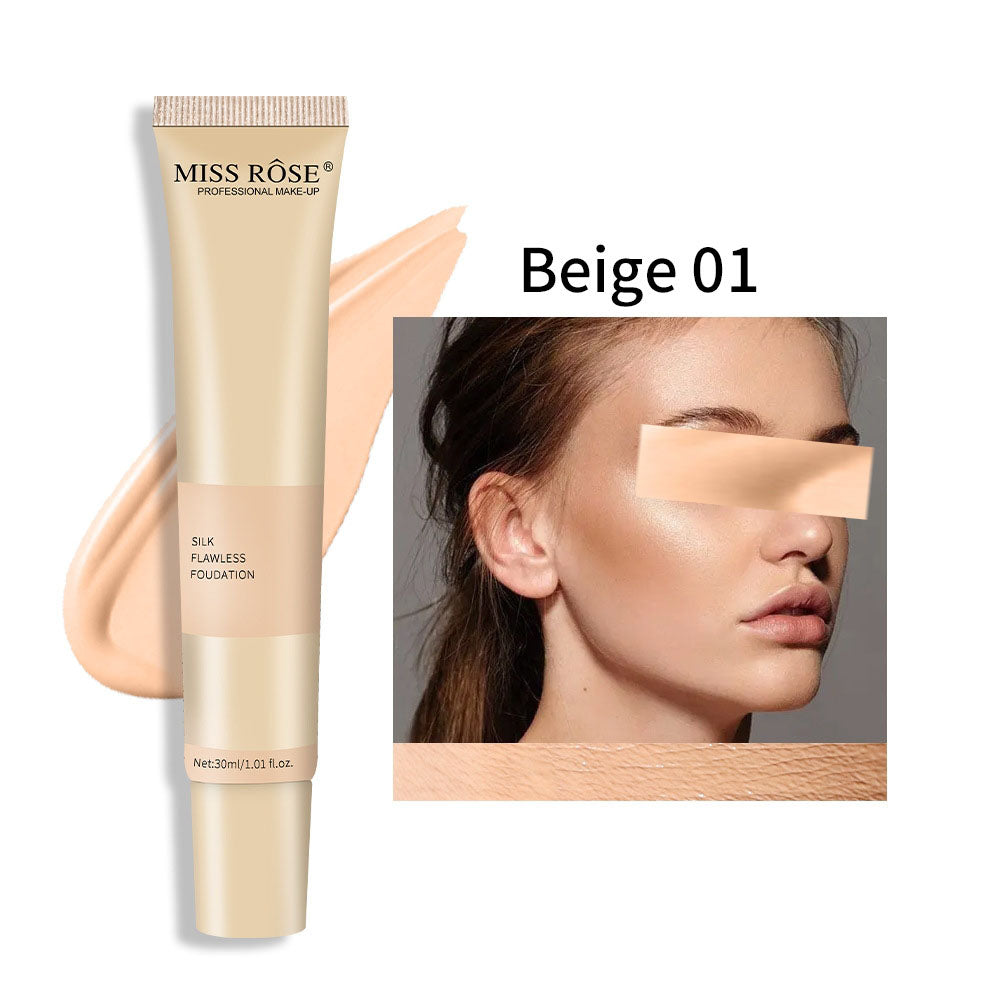 Miss Rose - Silk Flawless Foundation 30Ml - Beige 01 - My Store
