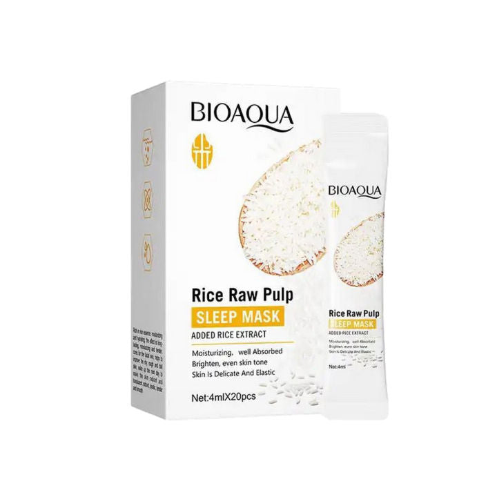 Bio Aqua Rice Raw Pulp Sleep Mask 100G