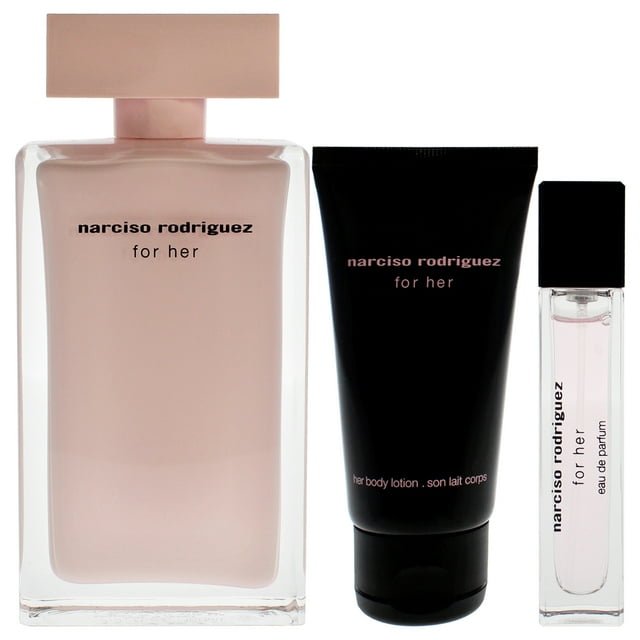 Narciso Rodriguez For Her Set EDP 100Ml+EDP 10Ml+Body lotion 50Ml
