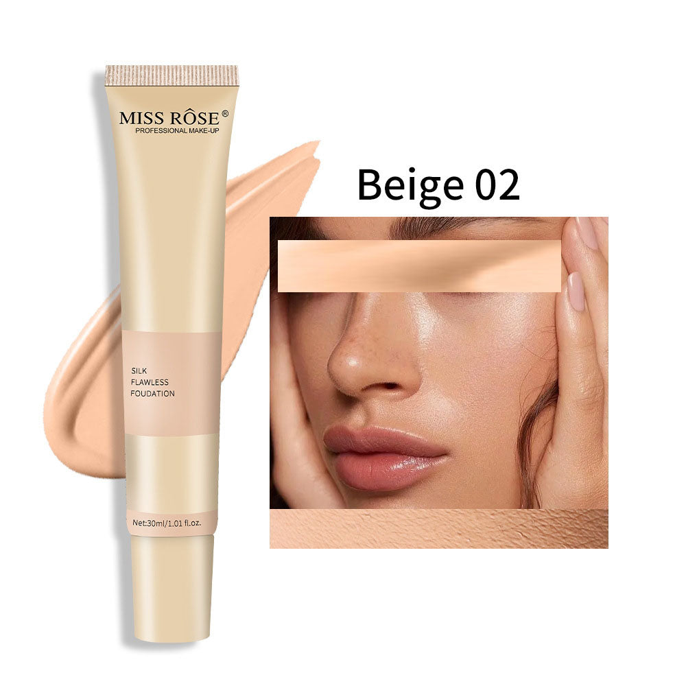 Miss Rose - Silk Flawless Foundation 30Ml - Beige 02 - My Store