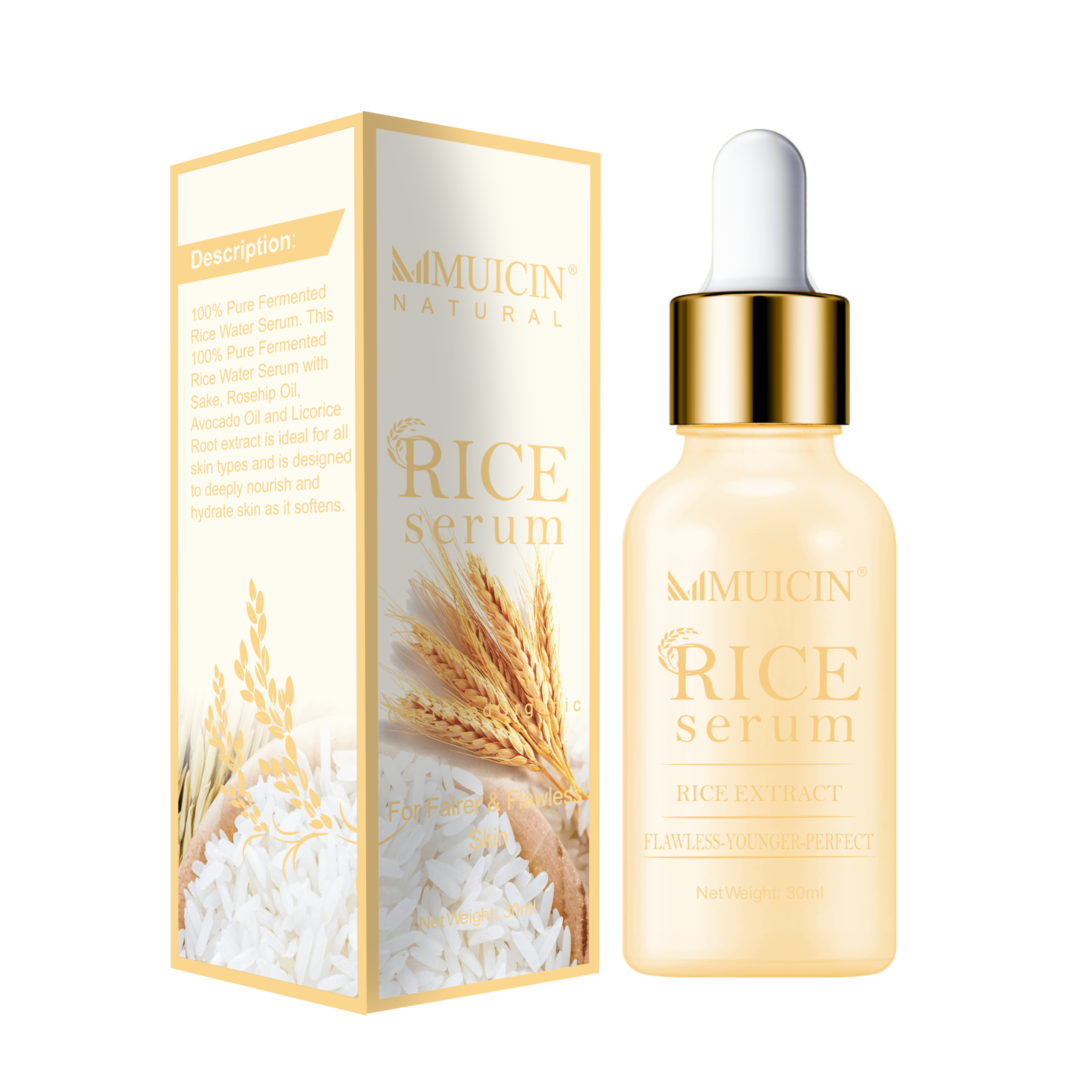 MUICIN - Rice Serum For Fairer & Flawless Skin - My Store