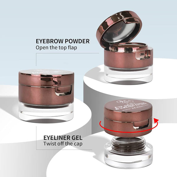Sweetface - 2 In 1 Eye Brow Powder & Eye Liner