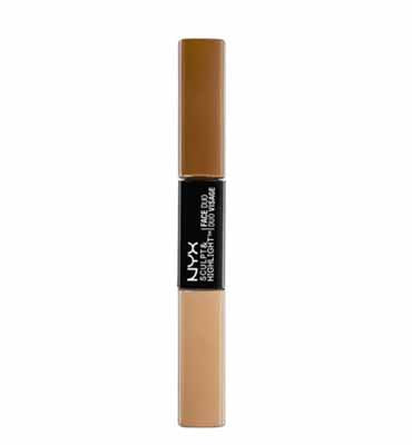 NYX Professional Makeup- Scult andamp Highlight Face Duo - 03 Caramel/Vanilla