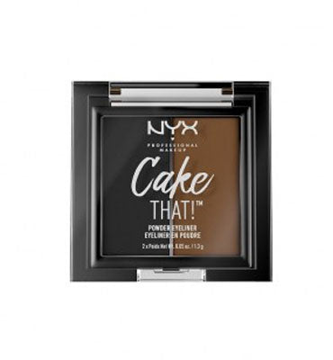 NYX Professional Makeup- Cake That Powder Eyeliner 01 Black and Brown