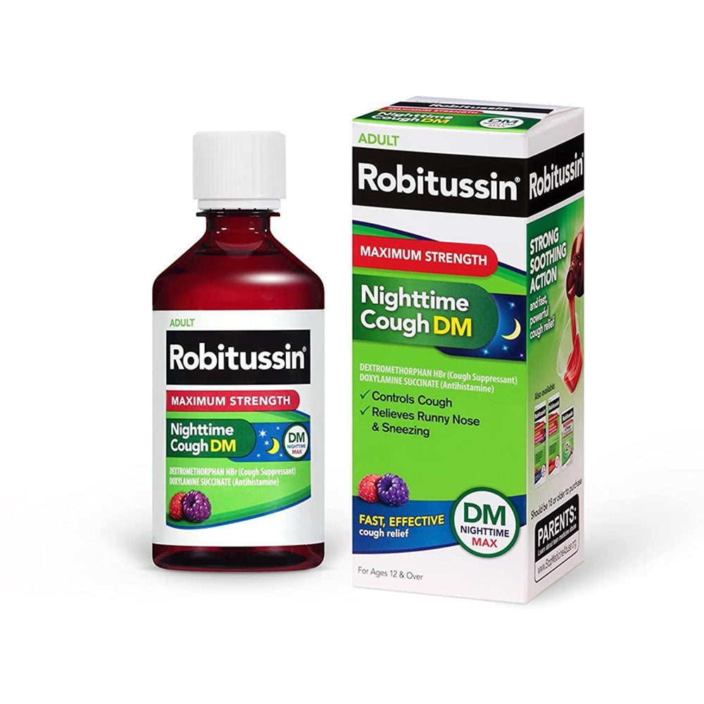 Robitussin Maximum Strength Dm Max Night Time Syp 237ml