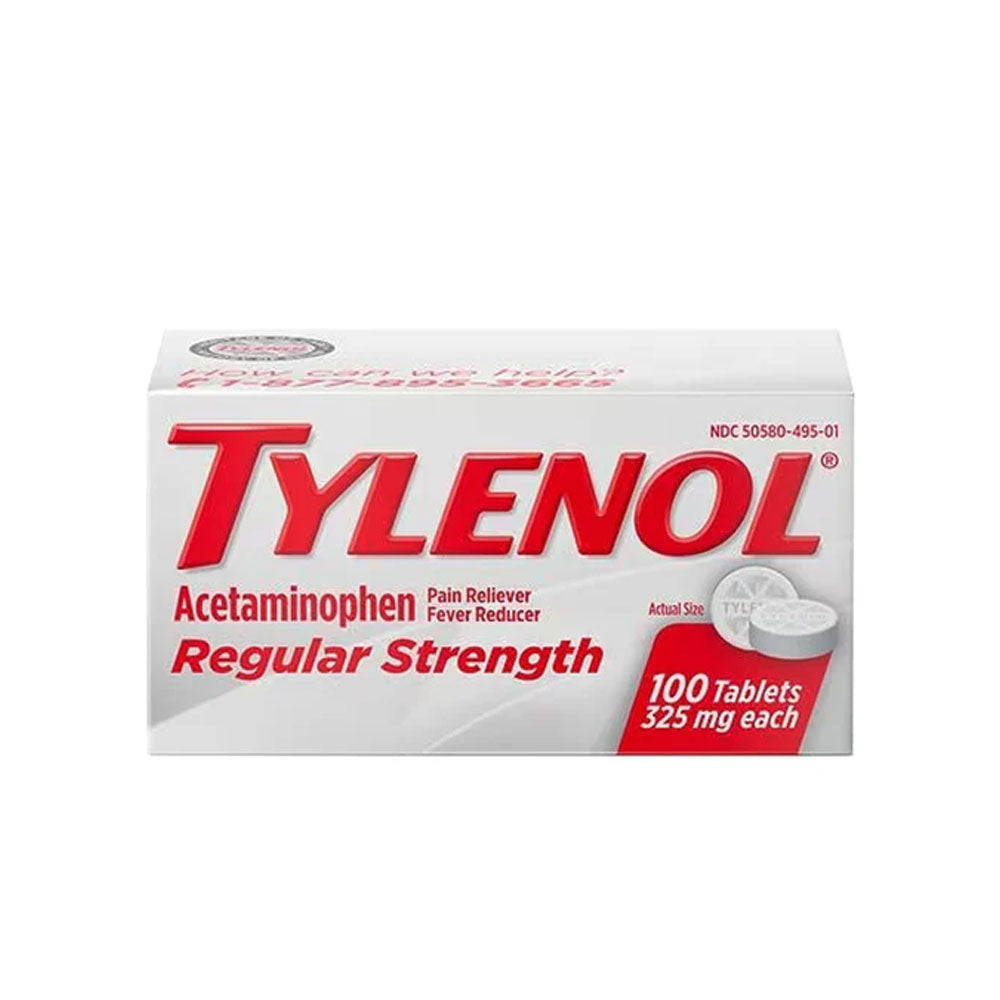 Tylenol Regular Strength 325mg Tablets 100s