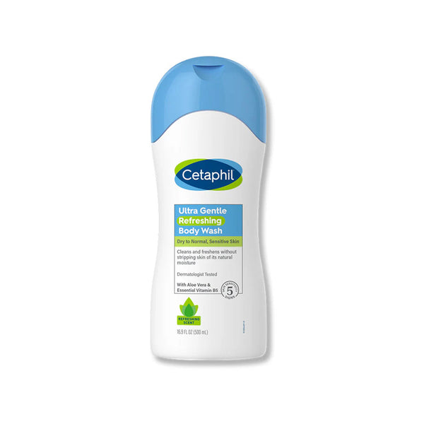 Cetaphil Ultra Gentle Refreshing Body Wash 500ml - Snapcart.pk