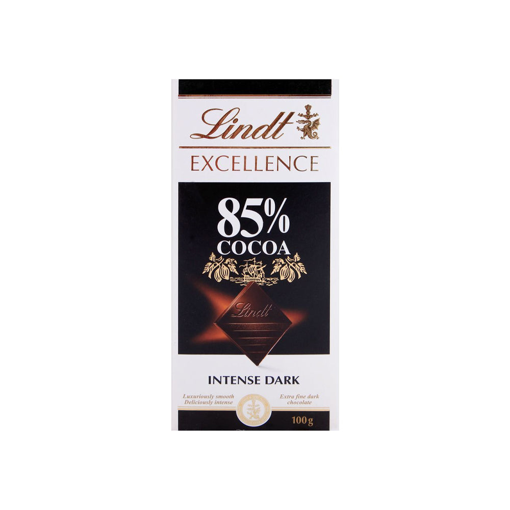 Lindt Excellence Dark Chocolate Cocoa 85% 100g - Snapcart.pk