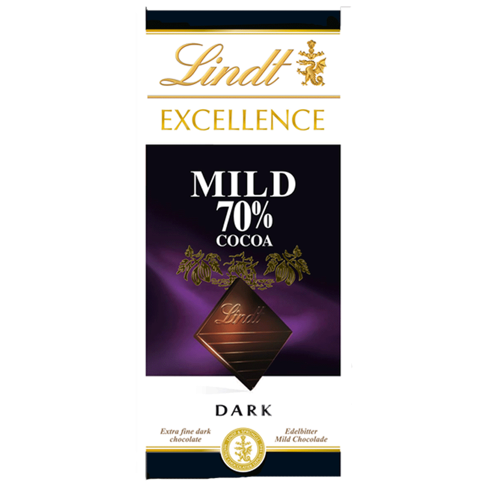 Lindt Mild 70% Coco Dark Chocolates 100g - Snapcart.pk