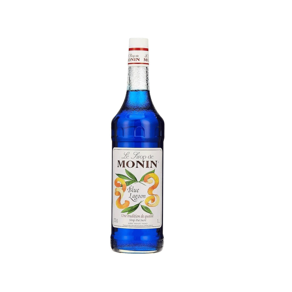 Monin Blue Zesty Orange Syrup 1ltr